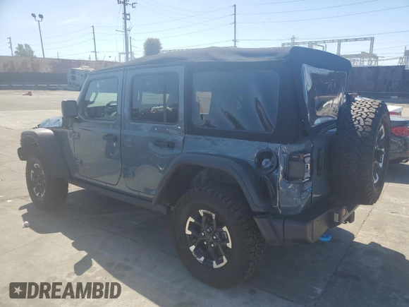 2024 Jeep Wrangler Rubicon с VIN 1C4RJXR60RW317288, выставлен на аукционе Copart как лот 49910465 с пробегом 3 259 миль миль и Списание • Salvage title. История ставок и продаж доступна на DreamBid. Изображение 2.