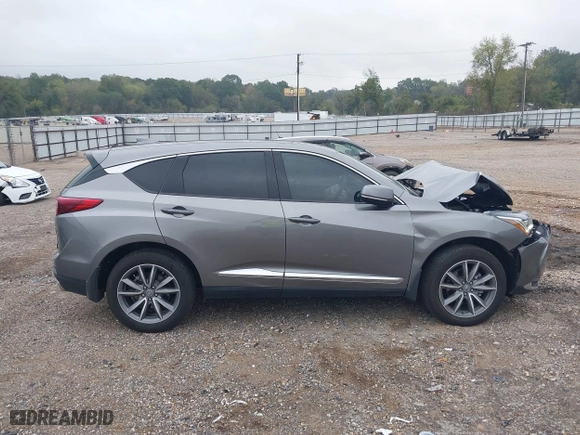 2023 Acura RDX w/Technology Package with VIN 5J8TC1H59PL004665, listed as a IAAI auction lot 40735574 with 14,242 mi miles. Bid and sale history available at carsss.com. Image 14.