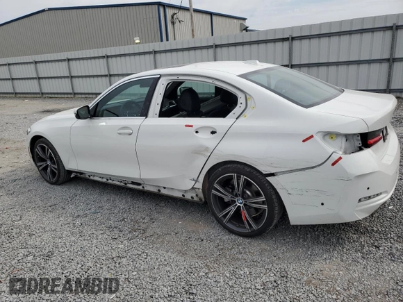 2024 BMW 3 Series 330i with VIN 3MW69FF01R8D80766, listed as a Copart auction lot 46919395 with 17,774 mi miles and Salvage Title. Bid and sale history available at carsss.com. Image 2.