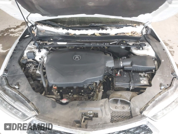 2018 Acura TLX with VIN 19UUB2F38JA008143, listed as a IAAI auction lot 41161669 with 105,483 mi miles. Bid and sale history available at carsss.com. Image 10.