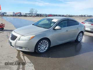 2011 Buick Regal CXL RL3 with VIN W04GR5ECXB1060671, listed as a IAAI auction lot 41722174 with 227,110 mi miles. Bid and sale history available at carsss.com. Image 2.