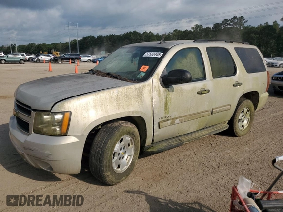 2010 Chevrolet Tahoe LS with VIN 1GNUCAE07AR171632, listed as a Copart auction lot 57562445 with Not provided miles and Clean title. Bid and sale history available at DreamBid. Image 1.