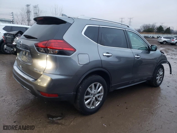 2017 Nissan Rogue SL with VIN 5N1AT2MV2HC880380, listed as a Copart auction lot 84898614 with 24,708 mi miles and Salvage Title. Bid and sale history available at carsss.com. Image 3.