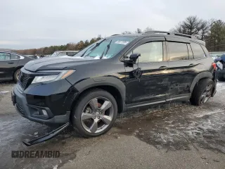 2021 Honda Passport Touring with VIN 5FNYF8H96MB007268, listed as a Copart auction lot 89077285 with 63,232 mi miles and Salvage Title. Bid and sale history available at carsss.com. Image 1.