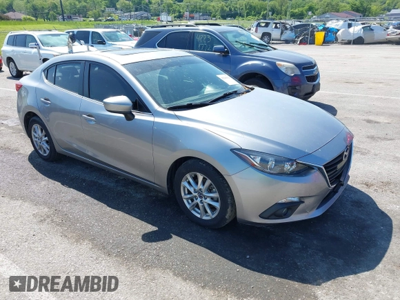 2015 Mazda 3 i Grand Touring with VIN 3MZBM1W71FM182012, listed as a IAAI auction lot 42216129 with 50,804 mi miles and . Bid and sale history available at DreamBid. Image 1.