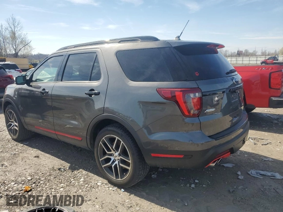 2018 Ford Explorer Sport with VIN 1FM5K8GT0JGB41704, listed as a Copart auction lot 50730935 with 92,621 mi miles and Salvage Title. Bid and sale history available at DreamBid. Image 2.