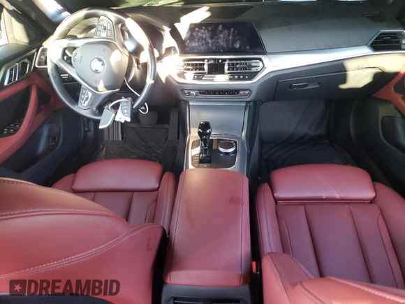 2023 BMW 4 Series 430i xDrive with VIN WBA73AV06PFM99802, listed as a Copart auction lot 45356035 with Not provided miles and Salvage title. Bid and sale history available at DreamBid. Image 8.