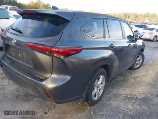2023 Toyota Highlander L with VIN 5TDKDRBH2PS039426, listed as a IAAI auction lot 41572761 with 28,220 mi miles. Bid and sale history available at carsss.com. Image 4.