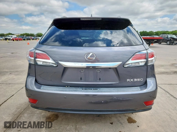 2013 Lexus RX 350 with VIN 2T2ZK1BA0DC118716, listed as a Copart auction lot 61987965 with 185,414 mi miles and Salvage title. Bid and sale history available at DreamBid. Image 6.