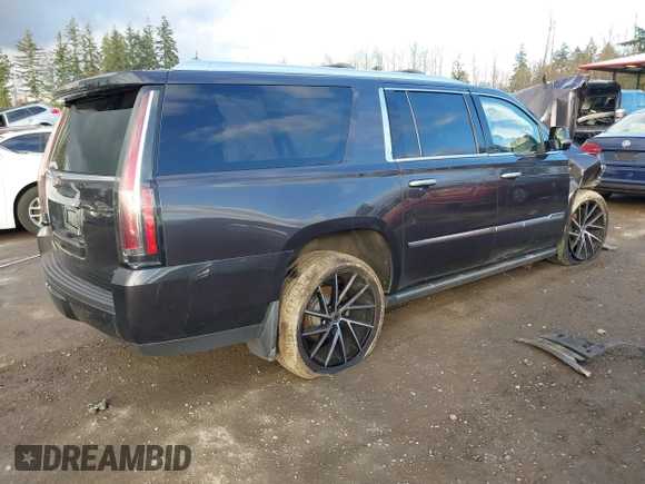 2016 Cadillac Escalade ESV Premium Collection with VIN 1GYS4JKJ4GR244890, listed as a IAAI auction lot 41366811 with 137,827 mi miles and . Bid and sale history available at DreamBid. Image 4.