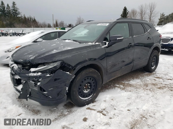 2022 Chevrolet Blazer LT with VIN 3GNKBHRS0NS187561, listed as a Copart auction lot 41405455 with 54,489 mi miles and Clean title. Bid and sale history available at DreamBid. Image 1.