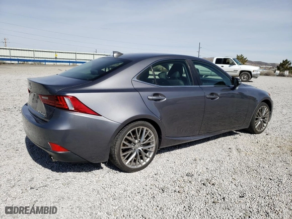 2014 Lexus IS 250 with VIN JTHCF1D29E5002657, listed as a Copart auction lot 49926185 with 21,884 mi miles and Salvage Title. Bid and sale history available at carsss.com. Image 3.