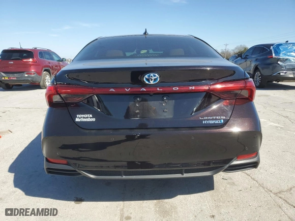 2021 Toyota Avalon Hybrid Limited with VIN 4T1DA1AB6MU004715, listed as a Copart auction lot 49398425 with 54,613 mi miles and Salvage Title. Bid and sale history available at carsss.com. Image 6.