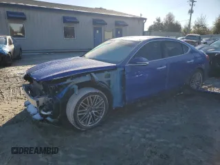 2020 Genesis G70 2.0T z VIN KMTG34LA6LU053351, wystawiony jako Copart lot #89288705 z przebiegiem 21 798 mil mil oraz Szkoda całkowita • Salvage title. Historia ofert i sprzedaży dostępna na DreamBid. Obrazek 1.