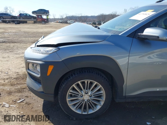 2020 Hyundai Kona SEL Plus with VIN KM8K6CAA7LU502089, listed as a IAAI auction lot 41753825 with 106,727 mi miles and . Bid and sale history available at carsss.com. Image 18.