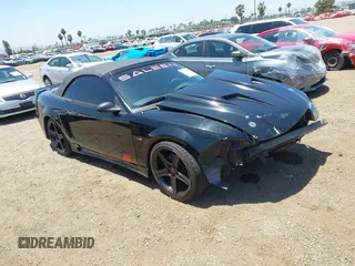 2002 Ford Mustang GT Deluxe with VIN 1FAFP45X92F229236, listed as a IAAI auction lot 42565552 with 122,504 mi miles and . Bid and sale history available at DreamBid. Image 1.