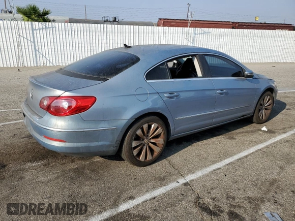2009 Volkswagen CC with VIN WVWML93C19E547829, listed as a Copart auction lot 71481094 with 159,341 mi miles and Salvage Title. Bid and sale history available at DreamBid. Image 3.
