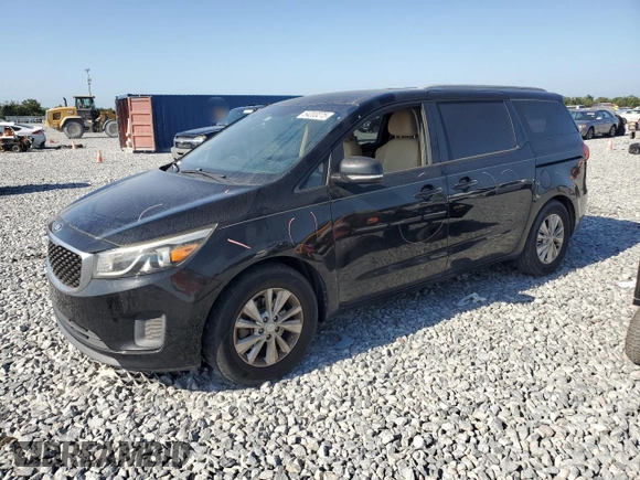 2015 Kia Sedona LX with VIN KNDMB5C1XF6051461, listed as a Copart auction lot 54203275 with 101,193 mi miles and Salvage Title. Bid and sale history available at DreamBid. Image 1.
