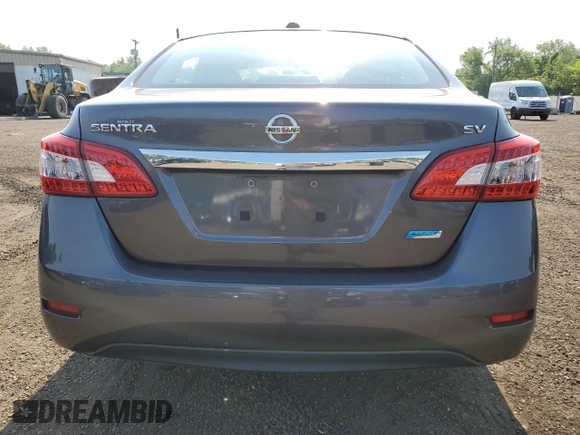 2014 Nissan Sentra SV with VIN 3N1AB7AP7EY321083, listed as a Copart auction lot 60710205 with 75,087 mi miles and Salvage title. Bid and sale history available at DreamBid. Image 6.