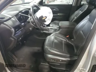 2019 Chevrolet Traverse Premier z VIN 1GNEVKKW2KJ285454, wystawiony jako Copart lot #52759525 z przebiegiem 112 222 mil mil oraz Szkoda całkowita • Salvage title. Historia ofert i sprzedaży dostępna na DreamBid. Obrazek 7.