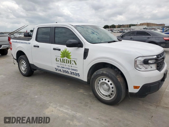 2023 Ford Maverick XL with VIN 3FTTW8E39PRA88408, listed as a Copart auction lot 51539795 with 27,416 mi miles and Salvage Title. Bid and sale history available at DreamBid. Image 4.