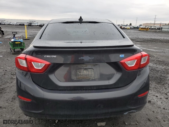 2017 Chevrolet Cruze LT with VIN 1G1BH5SE8H7271777, listed as a Copart auction lot 84192564 with 100,892 mi miles and Salvage Title. Bid and sale history available at carsss.com. Image 6.
