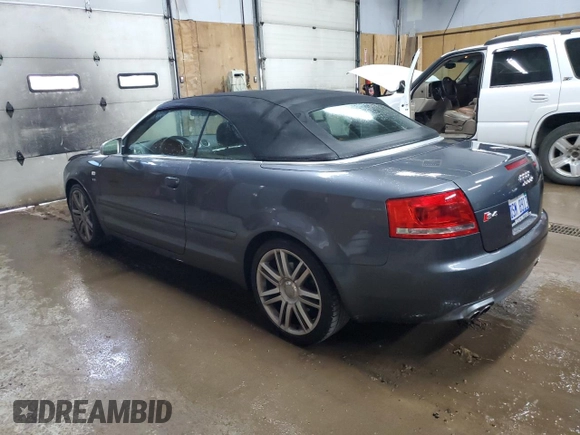 2007 Audi S4 with VIN WUARL48H27K901209, listed as a Copart auction lot 70796354 with 65,403 mi miles and Clean Title. Bid and sale history available at carsss.com. Image 2.