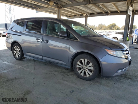 2015 Honda Odyssey EX with VIN 5FNRL5H41FB006547, listed as a Copart auction lot 52989265 with 177,854 mi miles and Clean Title. Bid and sale history available at carsss.com. Image 4.