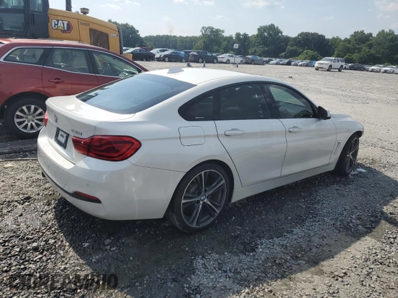 2018 BMW 4 Series 430i with VIN WBA4J1C57JBM10907, listed as a Copart auction lot 61549305 with 122,078 mi miles and Salvage title. Bid and sale history available at DreamBid. Image 3.