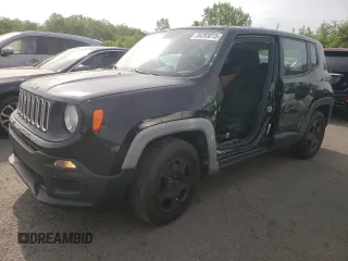 2017 Jeep Renegade Sport z VIN ZACCJAAB7HPE78941, wystawiony jako Copart lot #56393015 z przebiegiem 99 538 mil mil oraz Szkoda całkowita • Salvage title. Historia ofert i sprzedaży dostępna na DreamBid. Obrazek 1.
