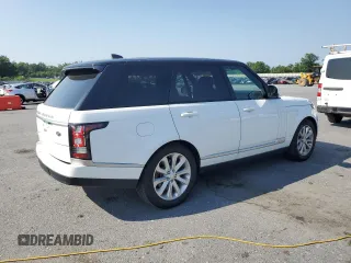 2017 Land Rover Range Rover HSE z VIN SALGS2FV5HA366252, wystawiony jako Copart lot #61789545 z przebiegiem 84 786 mil mil oraz Czysty tytuł • Clean title. Historia ofert i sprzedaży dostępna na DreamBid. Obrazek 3.