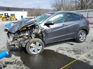 2020 Honda HR-V EX with VIN 3CZRU6H57LM711141, listed as a Copart auction lot 49109605 with 0 mi miles and Salvage Title. Bid and sale history available at carsss.com. Image 1.