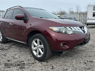 2009 Nissan Murano S with VIN JN8AZ18W19W159410, listed as a Copart auction lot 51686745 with 175,982 mi miles and Clean Title. Bid and sale history available at carsss.com. Image 1.