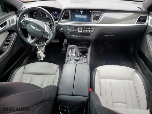 2020 Genesis G80 3.3T Sport with VIN KMTFN4JB3LU329583, listed as a Copart auction lot 65930074 with 111,581 mi miles and Salvage Title. Bid and sale history available at carsss.com. Image 8.