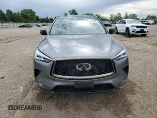 2021 Infiniti QX50 Luxe with VIN 3PCAJ5BB3MF120184, listed as a Copart auction lot 58276615 with 59,974 mi miles and Salvage title. Bid and sale history available at DreamBid. Image 5.