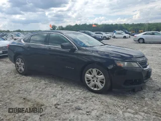 2015 Chevrolet Impala LS with VIN 1G11Z5SL8FU103787, listed as a Copart auction lot 56371025 with 195,950 mi miles and Salvage title. Bid and sale history available at DreamBid. Image 4.