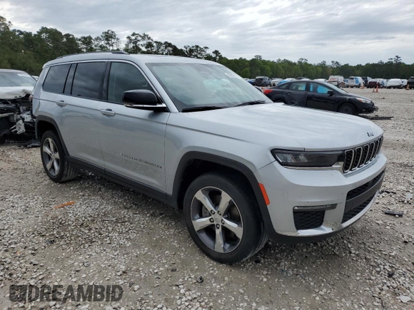 2021 Jeep Grand Cherokee Limited with VIN 1C4RJJBG3M8126008, listed as a Copart auction lot 50816325 with 48,590 mi miles and Salvage title. Bid and sale history available at DreamBid. Image 4.