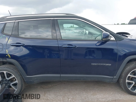 2018 Jeep Compass Limited with VIN 3C4NJDCB8JT206081, listed as a IAAI auction lot 42400790 with 127,931 mi miles and . Bid and sale history available at DreamBid. Image 12.
