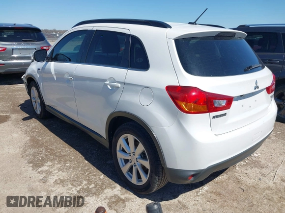 2015 Mitsubishi Outlander Sport 2.4 GT with VIN 4A4AP4AW4FE039818, listed as a IAAI auction lot 41762717 with 139,712 mi miles. Bid and sale history available at carsss.com. Image 3.