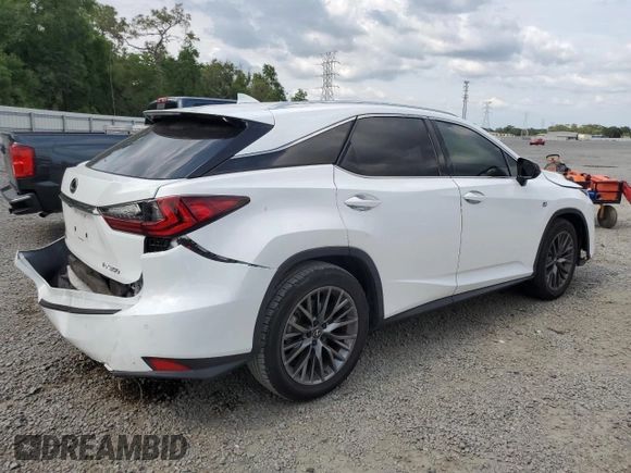2021 Lexus RX 350 F Sport with VIN 2T2YZMDA6MC292683, listed as a Copart auction lot 56400115 with 39,940 mi miles and Salvage title. Bid and sale history available at DreamBid. Image 3.