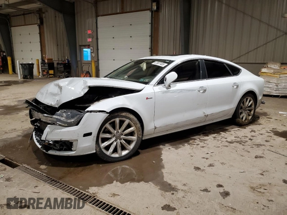2013 Audi A7 3.0 Premium Plus with VIN WAUYGAFC4DN059886, listed as a Copart auction lot 47807485 with 164,789 mi miles and Salvage Title. Bid and sale history available at carsss.com. Image 1.