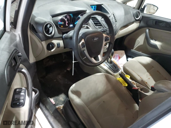 2017 Ford Fiesta SE with VIN 3FADP4BJ9HM109694, listed as a Copart auction lot 46104925 with 53,275 mi miles and Salvage Title. Bid and sale history available at carsss.com. Image 8.