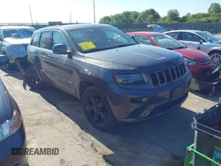 2016 Jeep Grand Cherokee Overland with VIN 1C4RJFCGXGC443961, listed as a IAAI auction lot 42639434 with 122,216 mi miles and . Bid and sale history available at DreamBid. Image 1.