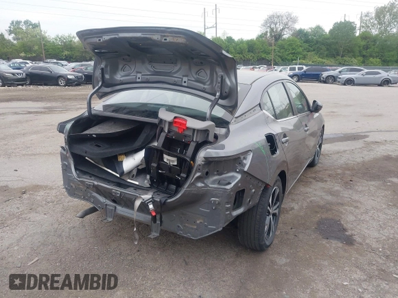 2020 Nissan Sentra SV with VIN 3N1AB8CVXLY209330, listed as a IAAI auction lot 42186225 with 28,314 mi miles and . Bid and sale history available at DreamBid. Image 6.