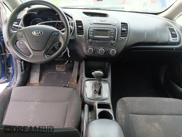 2017 Kia Forte LX with VIN 3KPFK4A74HE143933, listed as a Copart auction lot 49479375 with 89,329 mi miles and Salvage Title. Bid and sale history available at carsss.com. Image 8.