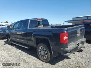 2017 GMC Sierra 2500HD Denali with VIN 1GT12UEY6HF184101, listed as a Copart auction lot 58345584 with 0 mi miles and Salvage Title. Bid and sale history available at carsss.com. Image 3.