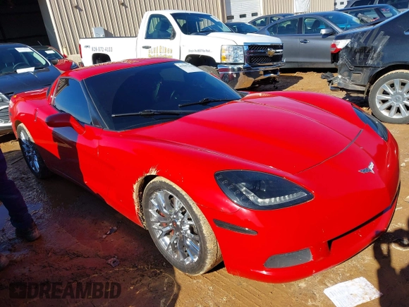 2008 Chevrolet Corvette with VIN 1G1YY26W885124642, listed as a IAAI auction lot 41585244 with 108,502 mi miles. Bid and sale history available at carsss.com. Image 1.