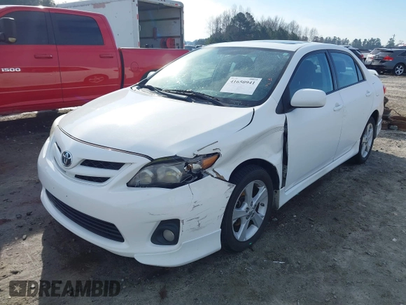 2011 Toyota Corolla L with VIN 2T1BU4EE8BC684488, listed as a IAAI auction lot 41650941 with 181,586 mi miles. Bid and sale history available at carsss.com. Image 18.