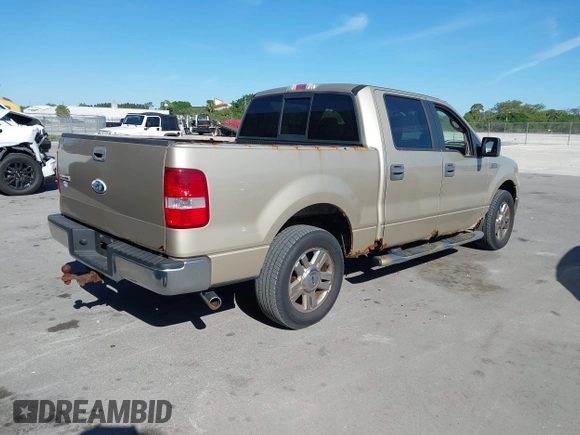 2008 Ford F-150 XLT with VIN 1FTPW12V68FB88382, listed as a IAAI auction lot 41737462 with 144,174 mi miles and . Bid and sale history available at DreamBid. Image 4.