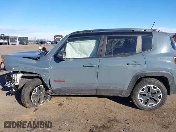 2017 Jeep Renegade Deserthawk с VIN ZACCJBCB7HPF93753, выставлен на аукционе IAAI как лот 41662251 с пробегом 65 626 миль миль и . История ставок и продаж доступна на DreamBid. Изображение 15.